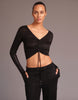 RUCHED TOP [Onyx]