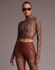 L/S MOCK NECK TOP [Desert Python]