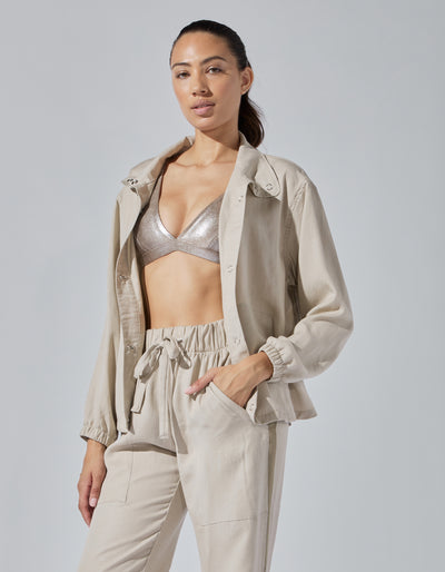 Feather Jacket [Taupe]