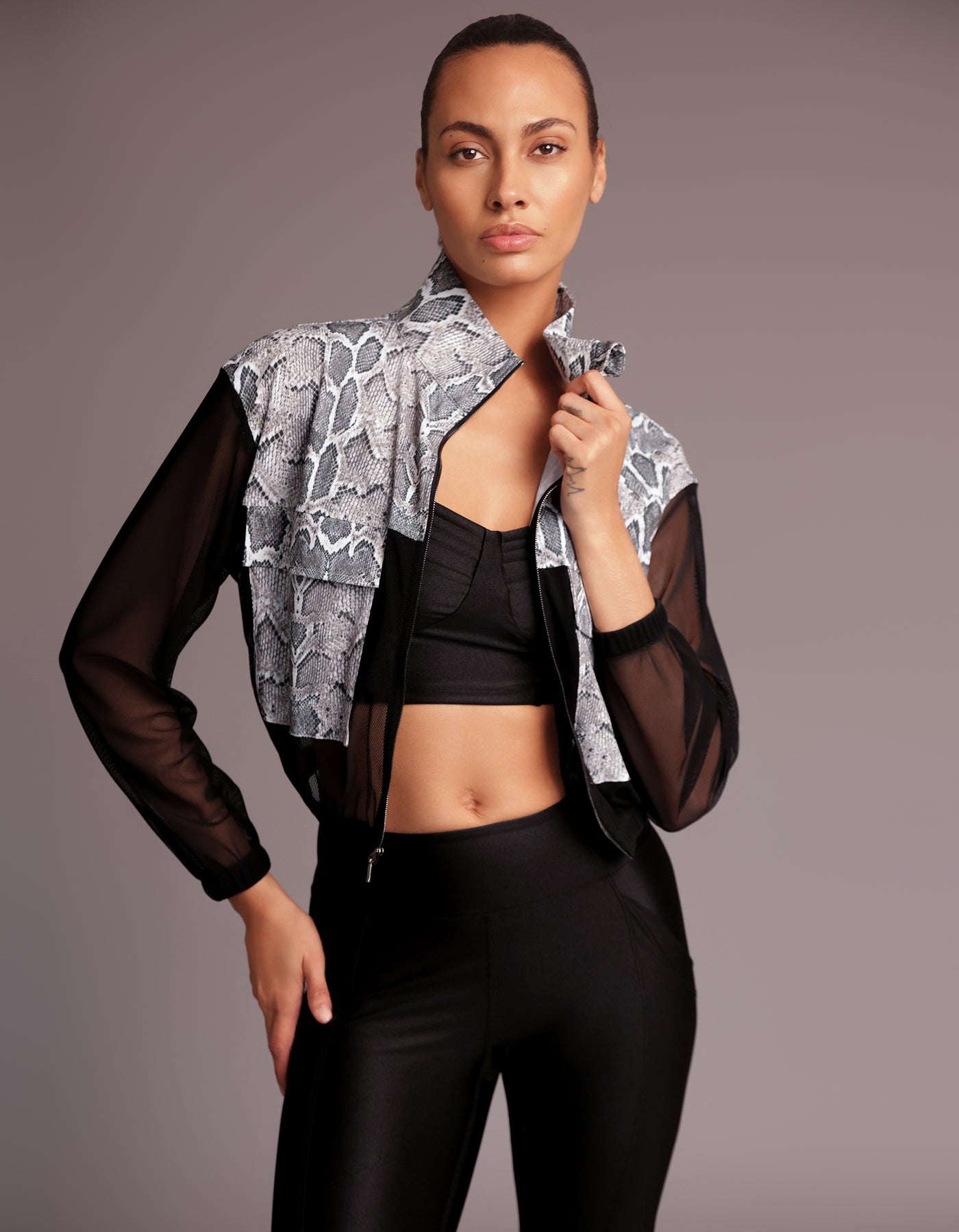 ILLUSION JACKET [Snow Python]