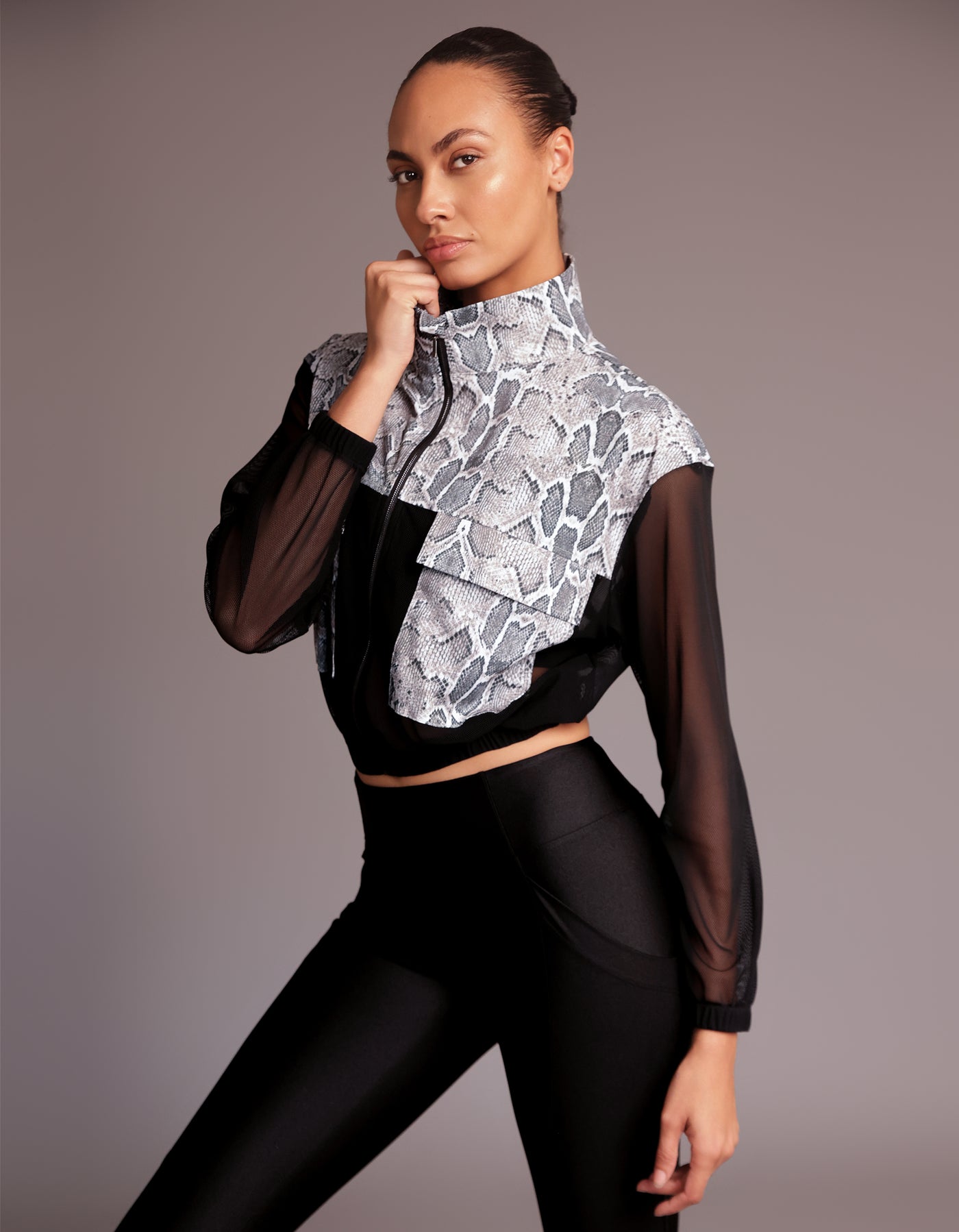 ILLUSION JACKET [Snow Python]