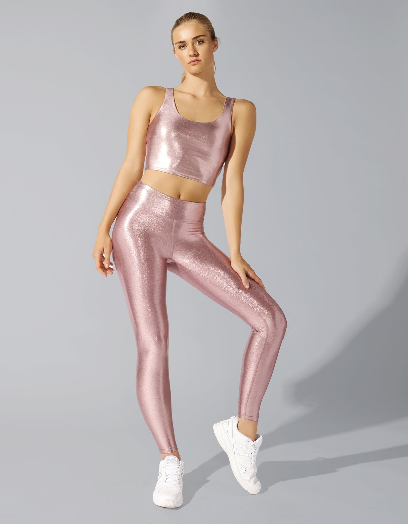 Rose gold online workout leggings