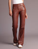 AIMEE LEATHER PANTS [Mocha]