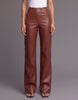 AIMEE LEATHER PANTS [Mocha]