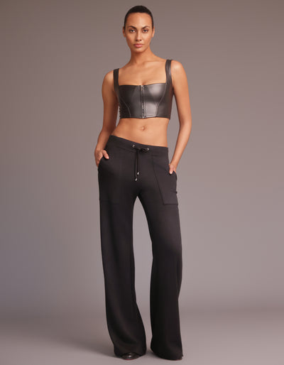 PLUSH PANTS [BLACK]
