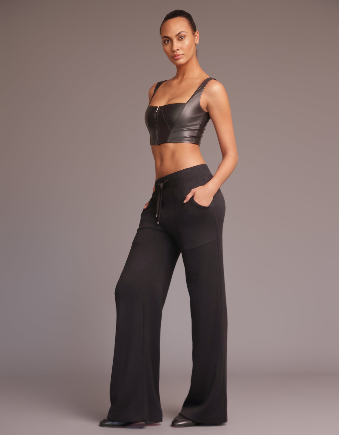 PLUSH PANTS [BLACK]