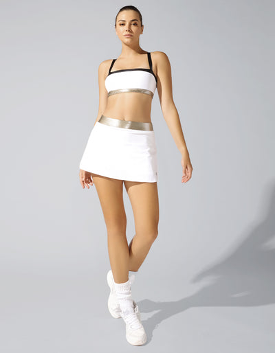 Ace Tennis Skirt [ White ]