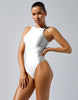 High Neck Bodysuit [White]