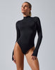 Mock Neck Bodysuit [Black]