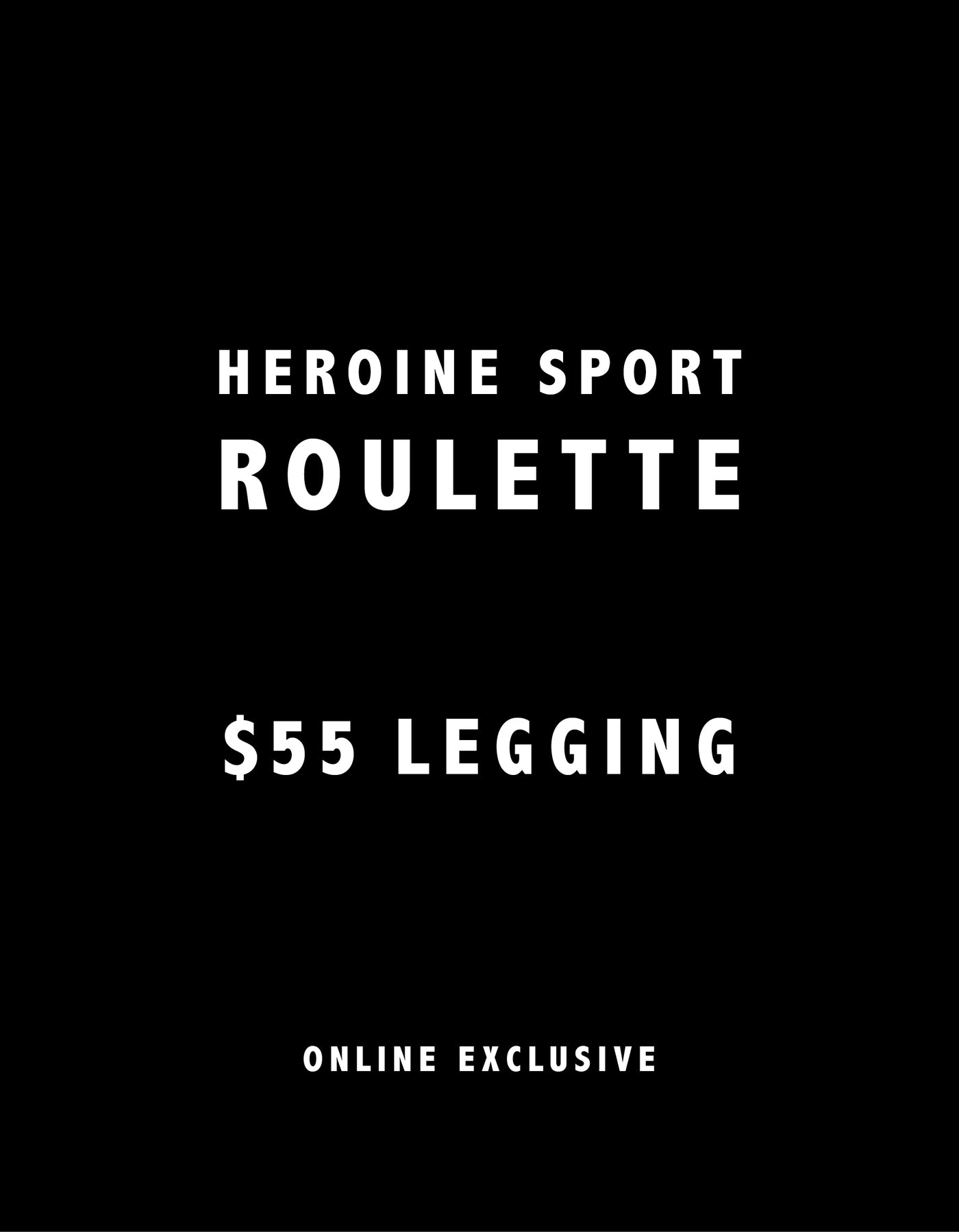 online exclusive // mystery legging